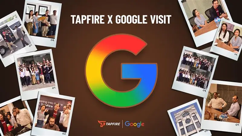 Google Growth Team Visits Tapfire